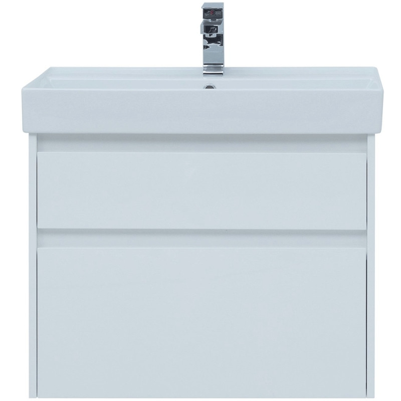 Тумба под раковину Aquanet Nova Lite 75 242272 подвесная Белая МДФ / ЛДСП