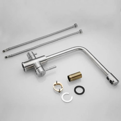 Смеситель для кухни Shevanik S868B цвет Сатин