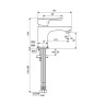 Смеситель для раковины Ideal Standard Alpha BC552AA Хром