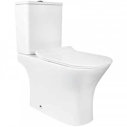 Унитаз компакт Bond Cube F07-00 с бачком и сиденьем Микролифт фарфор напольный