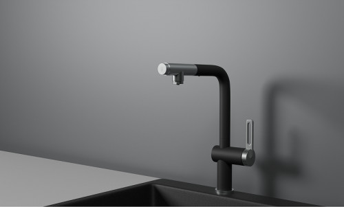 Смеситель для кухни Granula 8169 цвет Шварц