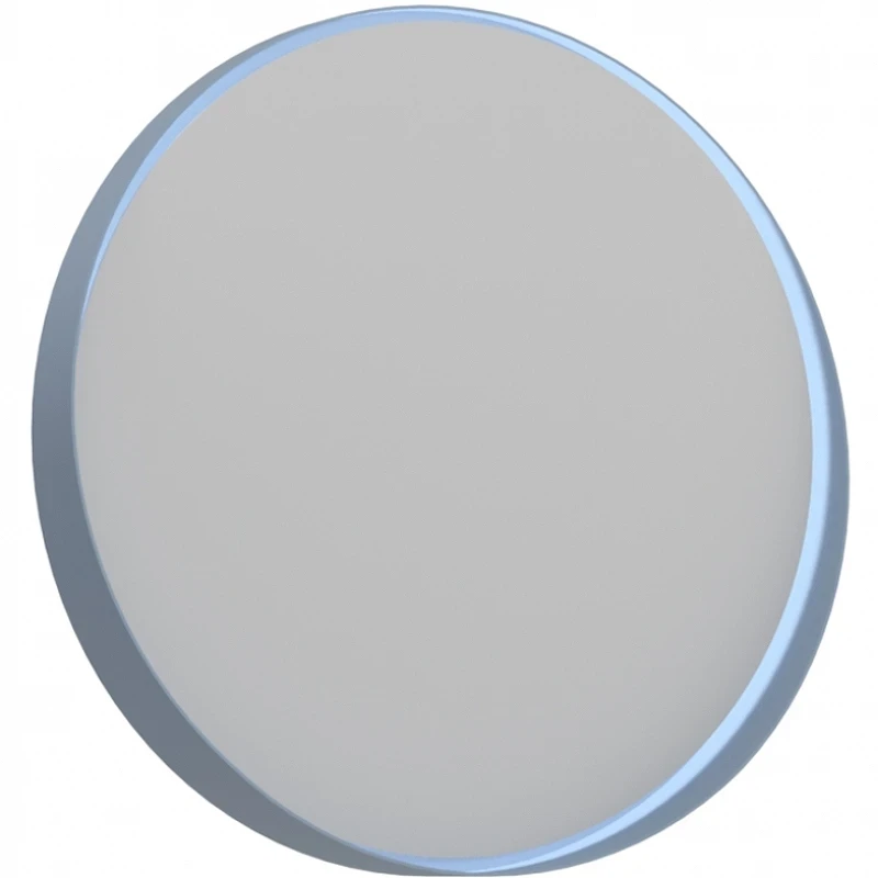 Зеркало Orka Moonlight 90x90 3001348 с подсветкой Голубое матовое МДФ / ЛДСП, стекло