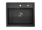 Кухонная мойка Granula Kitchen Space 60 6051 цвет Черный матовый