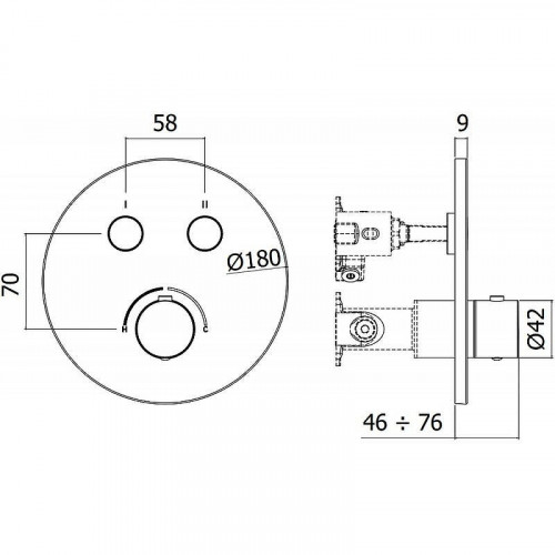 Смеситель для душа Paffoni Compact Box CPM018BO цвет Белый матовый