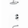 Душевая система WasserKRAFT Berkel A15030 Thermo с термостатом Хром латунь встраиваемый