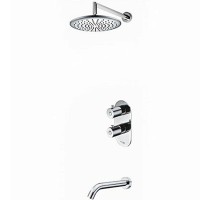 Душевая система WasserKRAFT Berkel A15030 Thermo с термостатом Хром латунь встраиваемый
