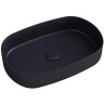 Раковина накладная Isvea Infinity 55 10NF65055-2C цвет Антрацит матовый