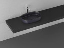 Раковина накладная Isvea Infinity 55 10NF65055-2C цвет Антрацит матовый