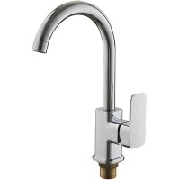 Смеситель для кухни Ledeme H33 4033-2L Хром латунь однорычажный