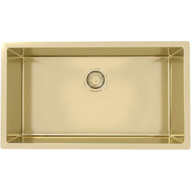 Кухонная мойка Alveus Quadrix 60 Monarch Gold 740x400x200 1117478 Золото нержавеющая сталь встраиваемый