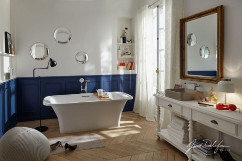 Смеситель для ванны Jacob Delafon Composed E73087-CP Хром латунь на пол