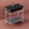 Раковина Artceram Fuori 80 TFL035 17 00 Черная матовая