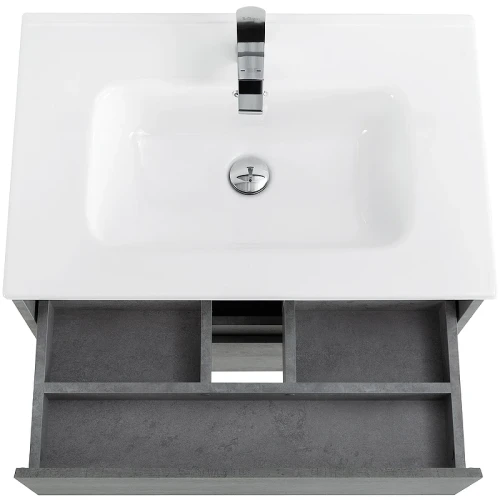 Тумба под раковину BelBagno Kraft 60 KRAFT-600-2C-SO-CG подвесная Cemento Grigio МДФ / ЛДСП