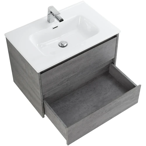 Тумба под раковину BelBagno Kraft 60 KRAFT-600-2C-SO-CG подвесная Cemento Grigio МДФ / ЛДСП
