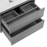 Тумба под раковину BelBagno Kraft 60 KRAFT-600-2C-SO-CG подвесная Cemento Grigio МДФ / ЛДСП