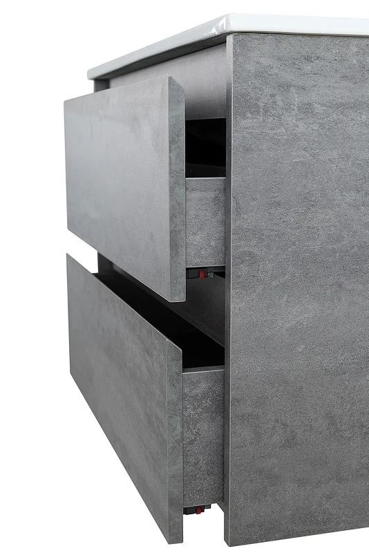 Тумба под раковину BelBagno Kraft 60 KRAFT-600-2C-SO-CG подвесная Cemento Grigio МДФ / ЛДСП