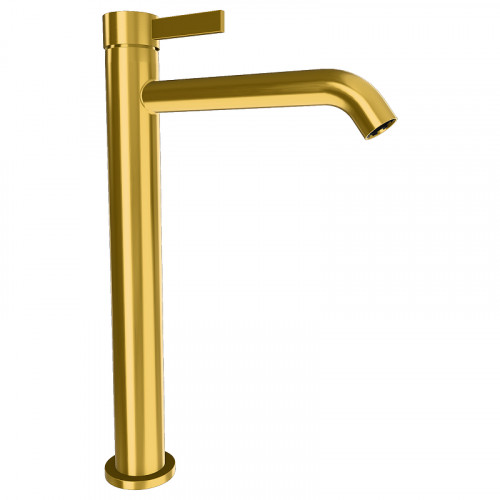 Смеситель для раковины Remer Metrica MC11LXLBG цвет Золото брашированное