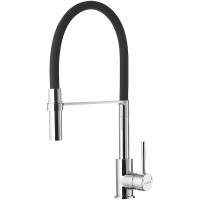 Смеситель для кухни Alveus Elia Chr 1129024 Хром Черный латунь