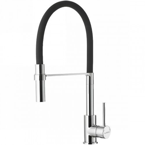Смеситель для кухни Alveus Elia Chr 1129024 Хром Черный латунь