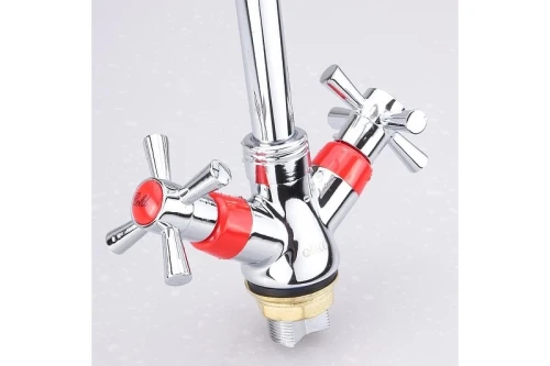 Смеситель для кухни Ekko E49118-10 цвет Хром Красный