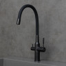 Смеситель для кухни Lemark Expert LM5083BL-Black цвет Черный матовый
