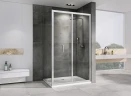 Душевой уголок Abber Sonnenstrand 90х85 AG07090-S85 профиль Хром стекло прозрачное