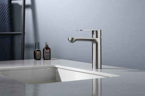 Смеситель для раковины Splenka S222.10.09 Графит матовый нержавеющая сталь