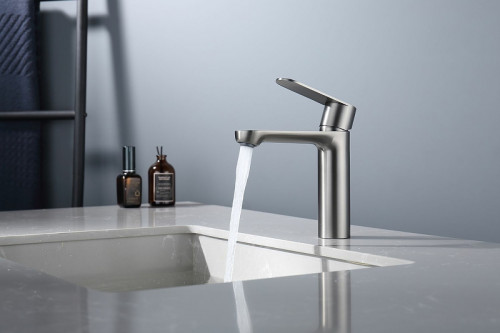 Смеситель для раковины Splenka S222.10.09 Графит матовый нержавеющая сталь