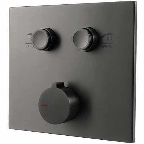 Душевая система Vincea VSFW-4211GM Вороненая сталь латунь встраиваемый