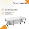 Акриловая ванна Radomir Прованс 180x80 1-01-4-0-1-185К цвет Белый со слив-переливом Бронза
