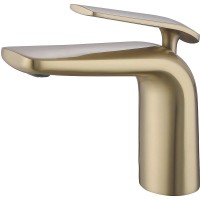Смеситель для раковины Rose R39G R3901G Золото матовое латунь