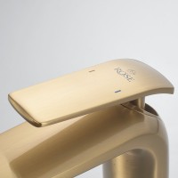 Смеситель для раковины Rose R39G R3901G Золото матовое латунь