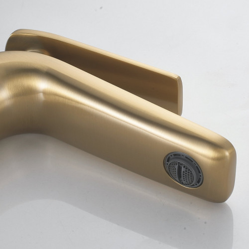 Смеситель для раковины Rose R39G R3901G Золото матовое латунь