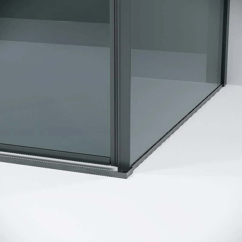 Душевой уголок Grossman Galaxy 100х80 120.K33.01.1080.42.10 профиль Графит сатин стекло тонированное