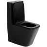Унитаз компакт Abber Rechteck AC1210TMB Черный матовый с бачком и сиденьем Микролифт фаянс напольный