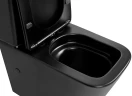 Унитаз компакт Abber Rechteck AC1210TMB Черный матовый с бачком и сиденьем Микролифт фаянс напольный