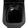 Унитаз компакт Abber Rechteck AC1210TMB Черный матовый с бачком и сиденьем Микролифт фаянс напольный