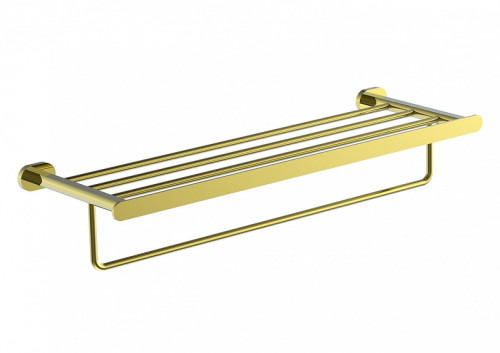 Полка для полотенец Wonzon &amp; Woghand First WW-8481-LG цвет Глянцевое золото