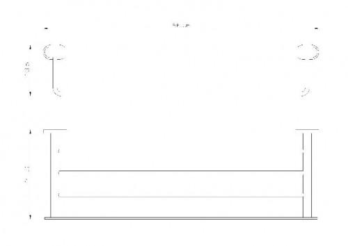 Полка для полотенец Wonzon &amp; Woghand First WW-8481-LG цвет Глянцевое золото