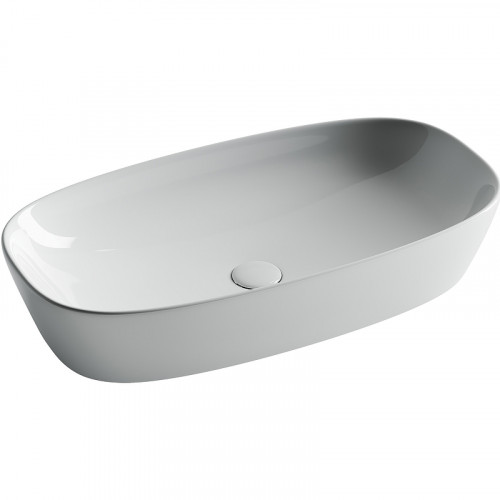 Раковина-чаша Ceramicanova Element 70 CN5040 Белая фарфор накладная