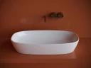 Раковина-чаша Ceramicanova Element 70 CN5040 Белая фарфор накладная