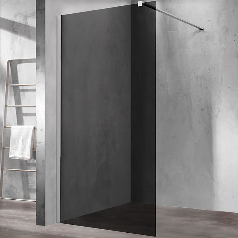 Душевая перегородка Vincea Walk-In 100 VSW-1H100CG профиль Хром стекло тонированное