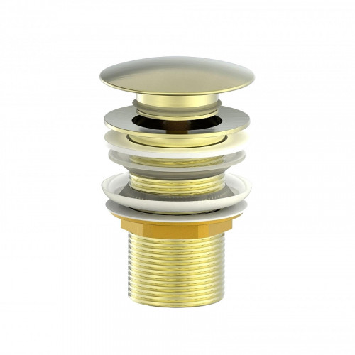 Донный клапан Wonzon &amp; Woghand WW-88SS02-BG click-clack цвет Брашированное золото