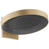 Верхний душ Hansgrohe Rainfinity 26230140 Бронза Черный алюминий на стену