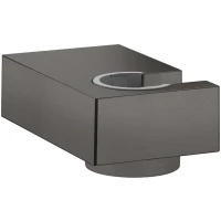 Держатель ручного душа Hansgrohe Porter E 28387340 Шлифованный черный хром латунь на стену