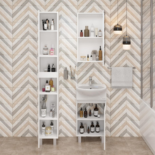 Тумба под раковину Onika Милтон 45 R 104510 цвет Белый