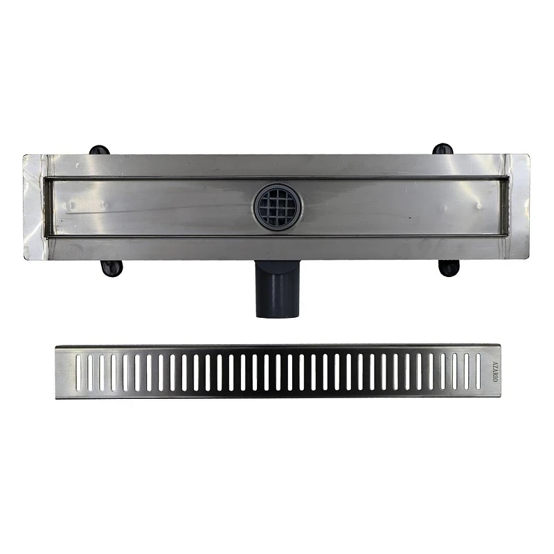 Душевой лоток Azario Stick AZPP01-50 Stick с решеткой цвет Нержавеющая сталь