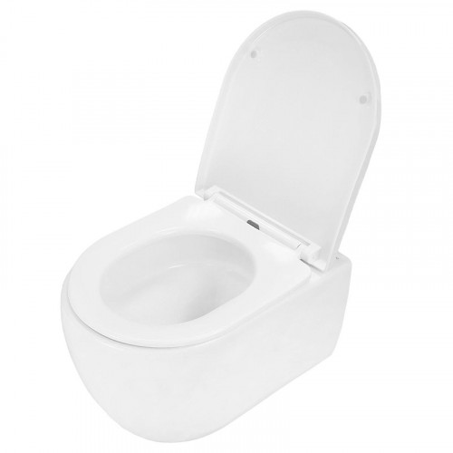 Унитаз Azario Rime AZ-1683WHD подвесной цвет Белый с сиденьем Микролифт