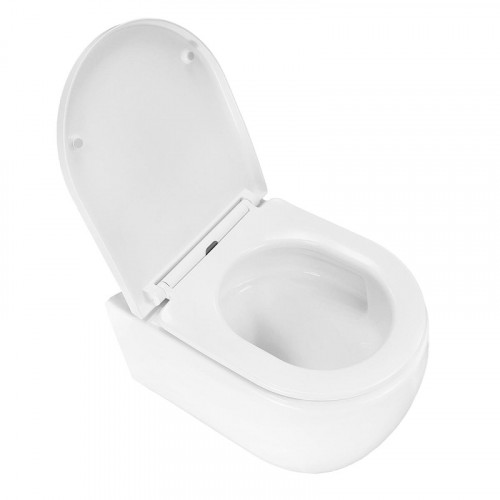 Унитаз Azario Rime AZ-1683WHD подвесной цвет Белый с сиденьем Микролифт