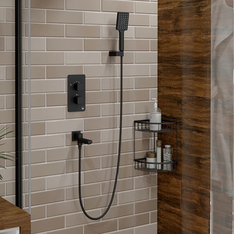Душевая система Timo Petruma SX-5019/03SM Черный латунь встраиваемый